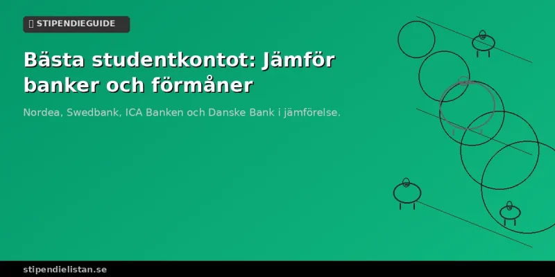 Jämförelse av studentkonton hos Nordea Swedbank ICA Banken och Danske Bank