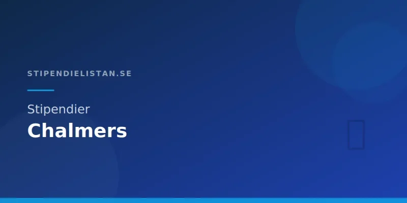 Stipendier Chalmers