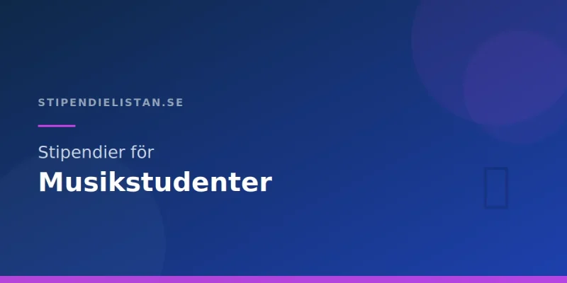 Stipendier för musikstudenter